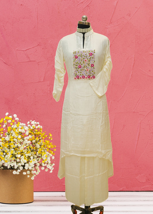 Pure Chinon Chandni Phool Set