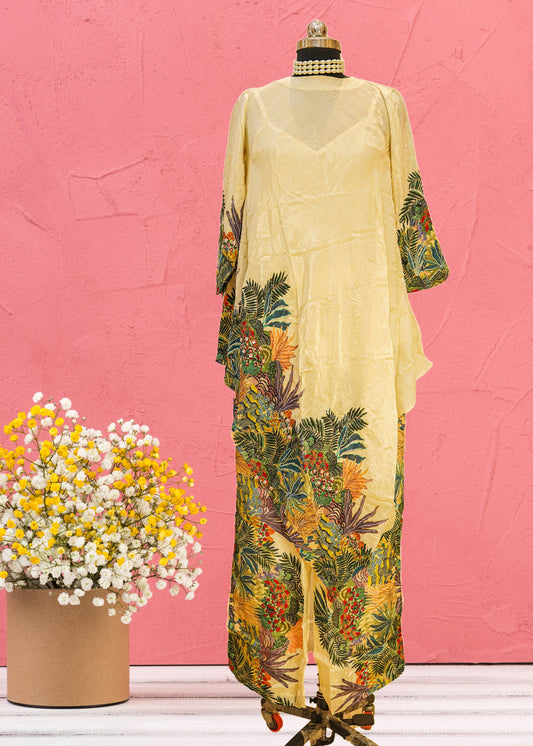 Soft Organza Gul Vana Set