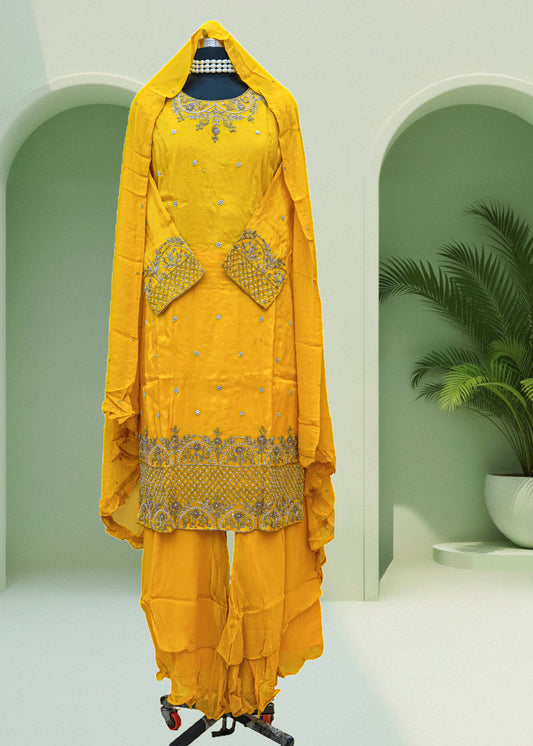 Pure Silk Sarso Roop Set