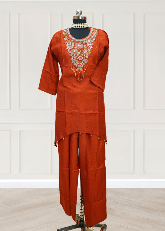 Raw Silk Arunya Set